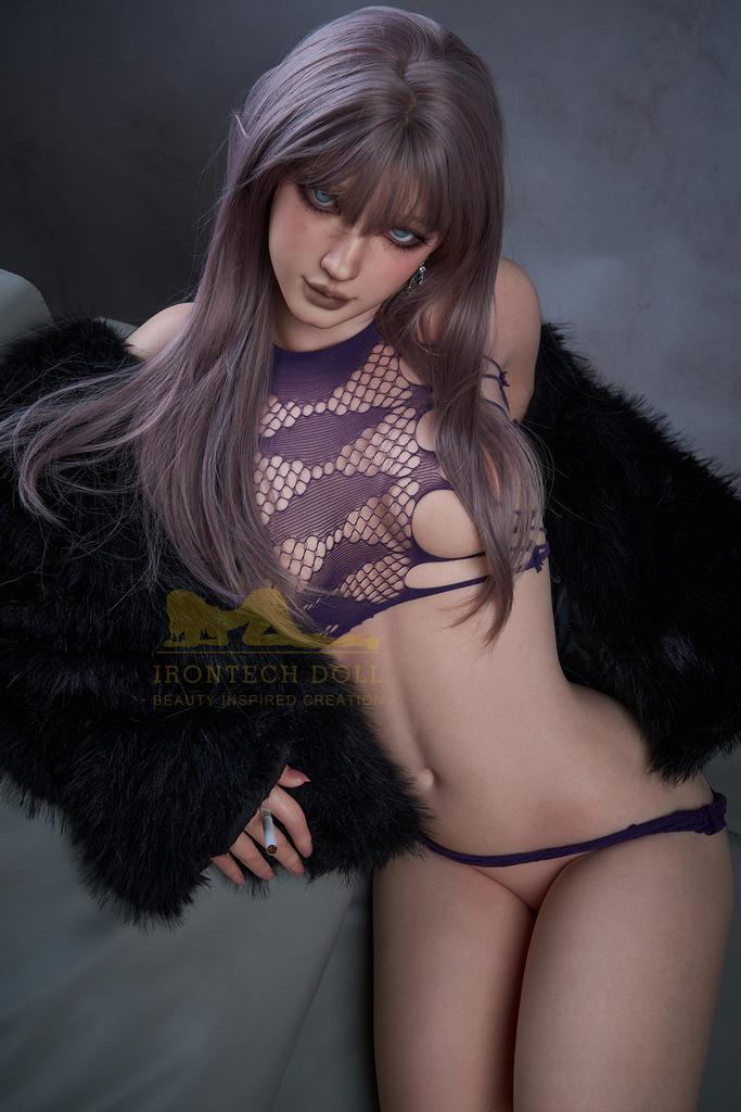 Реалистичная силиконовая секс кукла irontech doll 169 см - Cherry