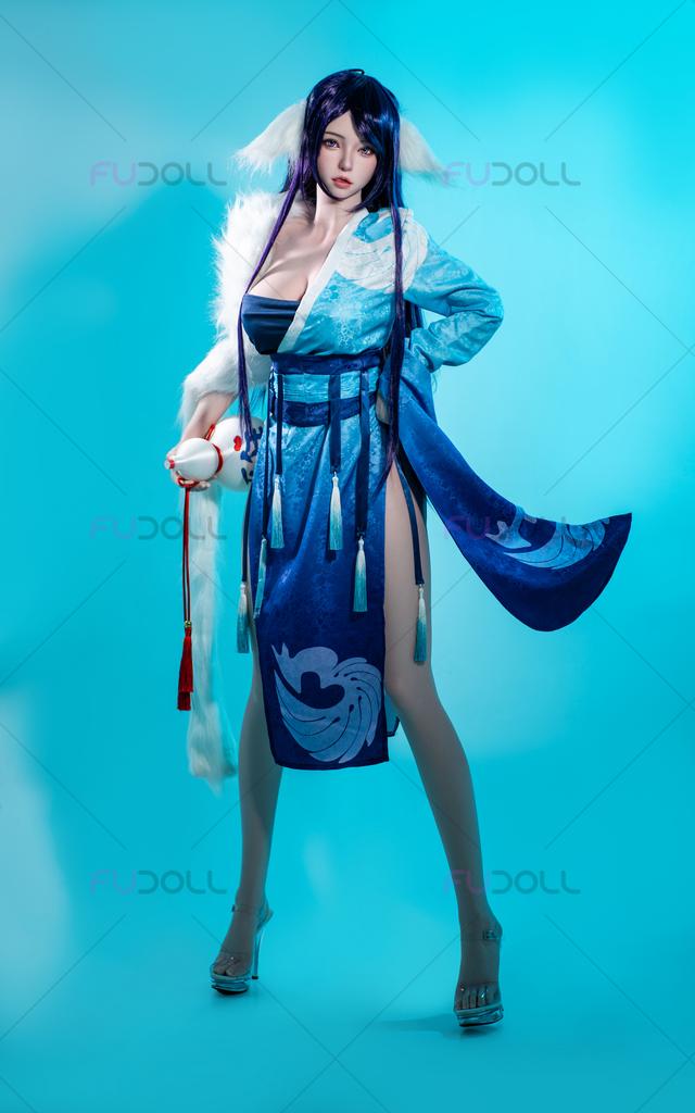 Реалистичная силиконовая / ТПЕ секс кукла FU doll 165 см - Xuena