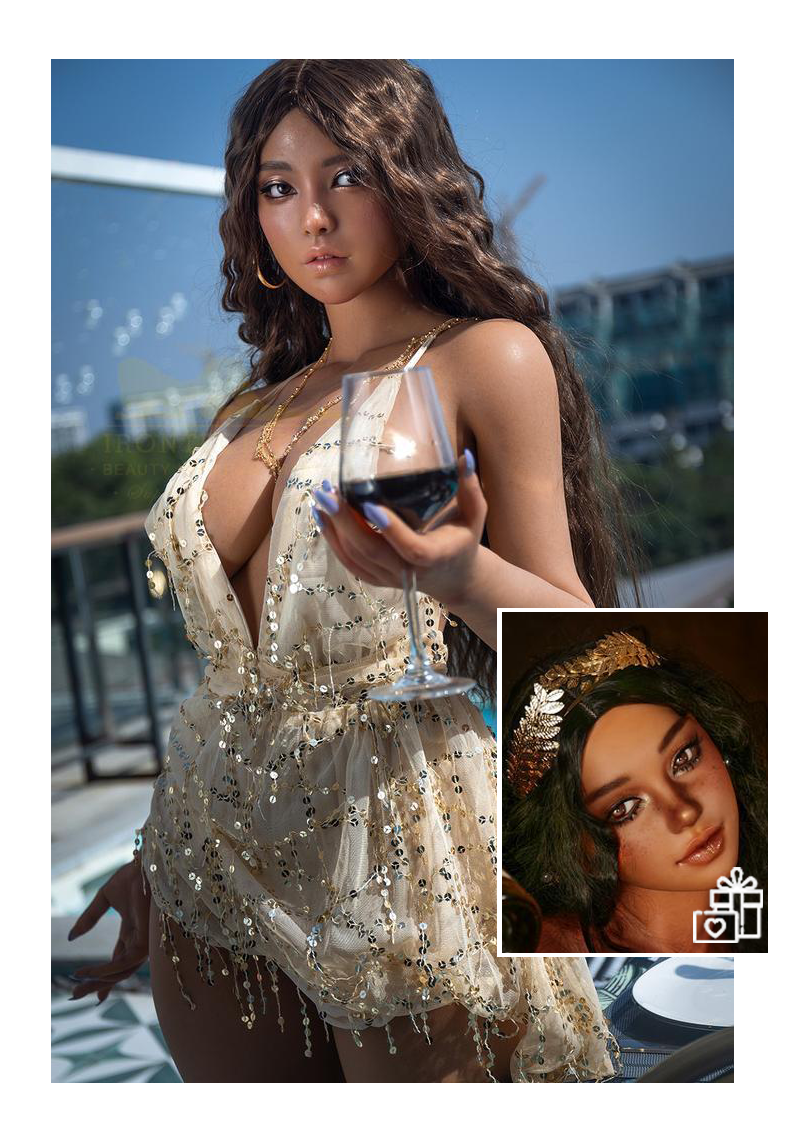 В наличии - Реалистичная силиконовая секс кукла  irontech doll 164 см - Asha + 2ая голова
