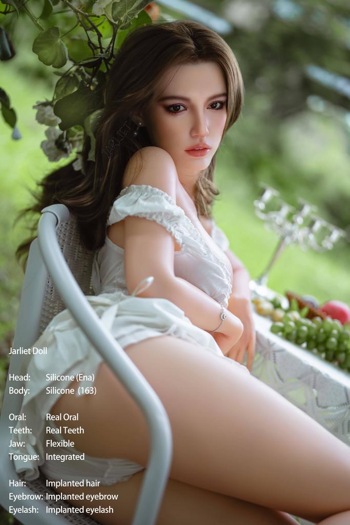 Реалистичная силиконовая секс кукла Jarliet 163 см - Ena