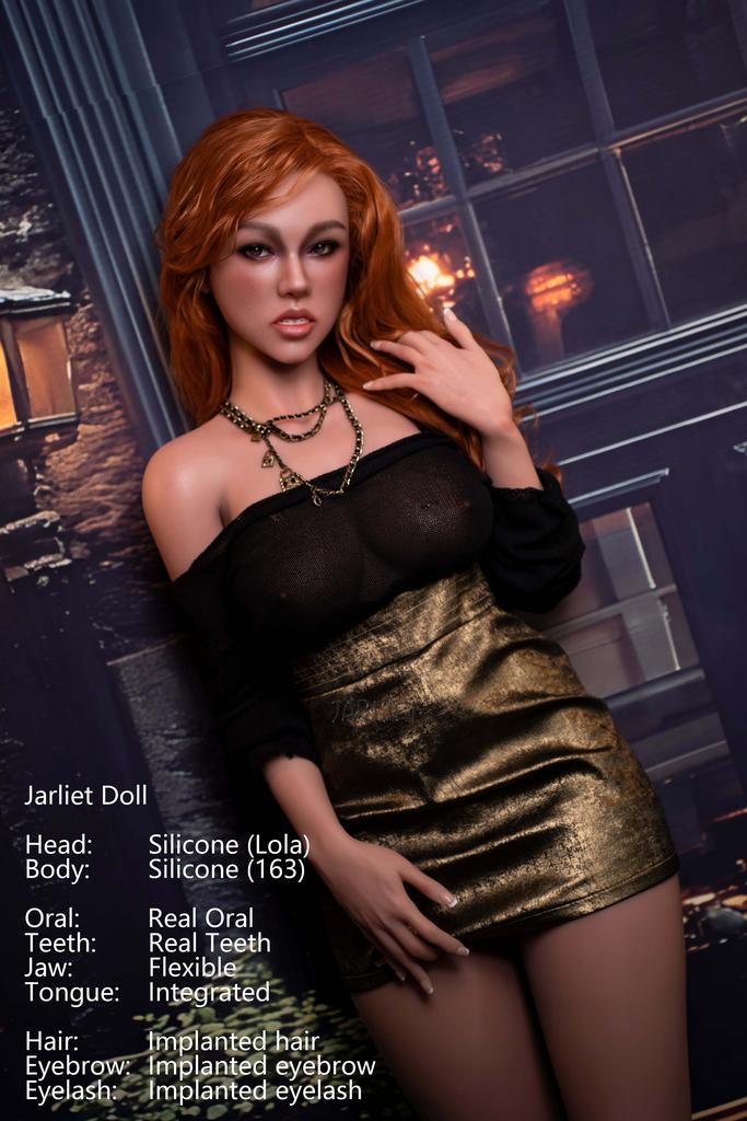 Реалистичная силиконовая секс кукла Jarliet 163 D см - Lola