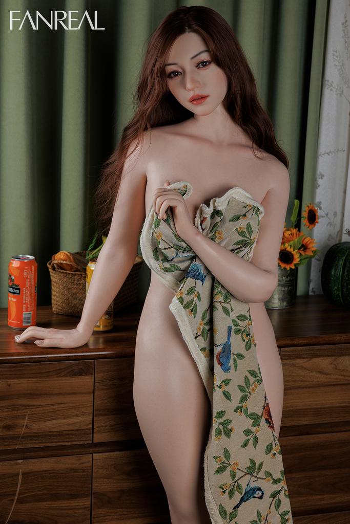 Реалистичная силиконовая секс кукла Fanreal doll 158 B см - Roxy