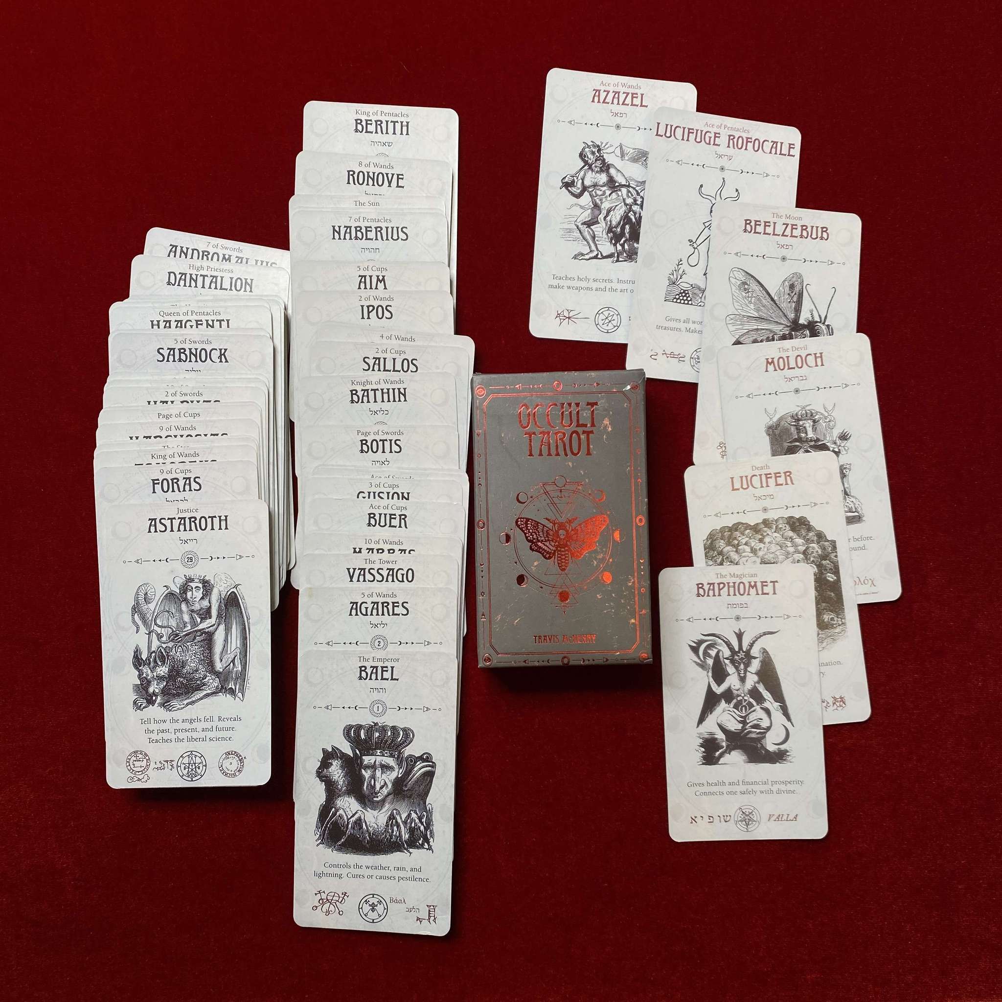 Оккультное Таро  (Occult Tarot) + инструкция PDF на английском