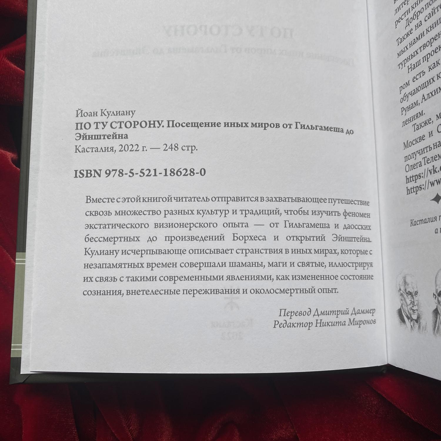 По ту сторону. Посещение иных миров от Гильгамеша до Эйнштейна | Йоан Кулиану