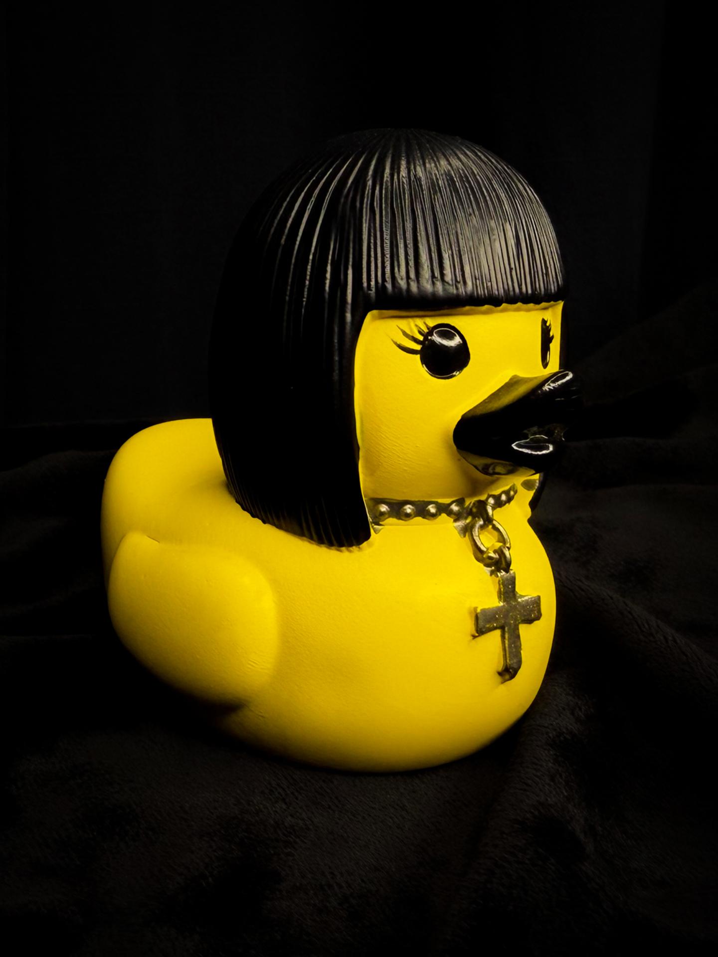 Коллекционная фигурка-уточка «Gothic Cross Duck»