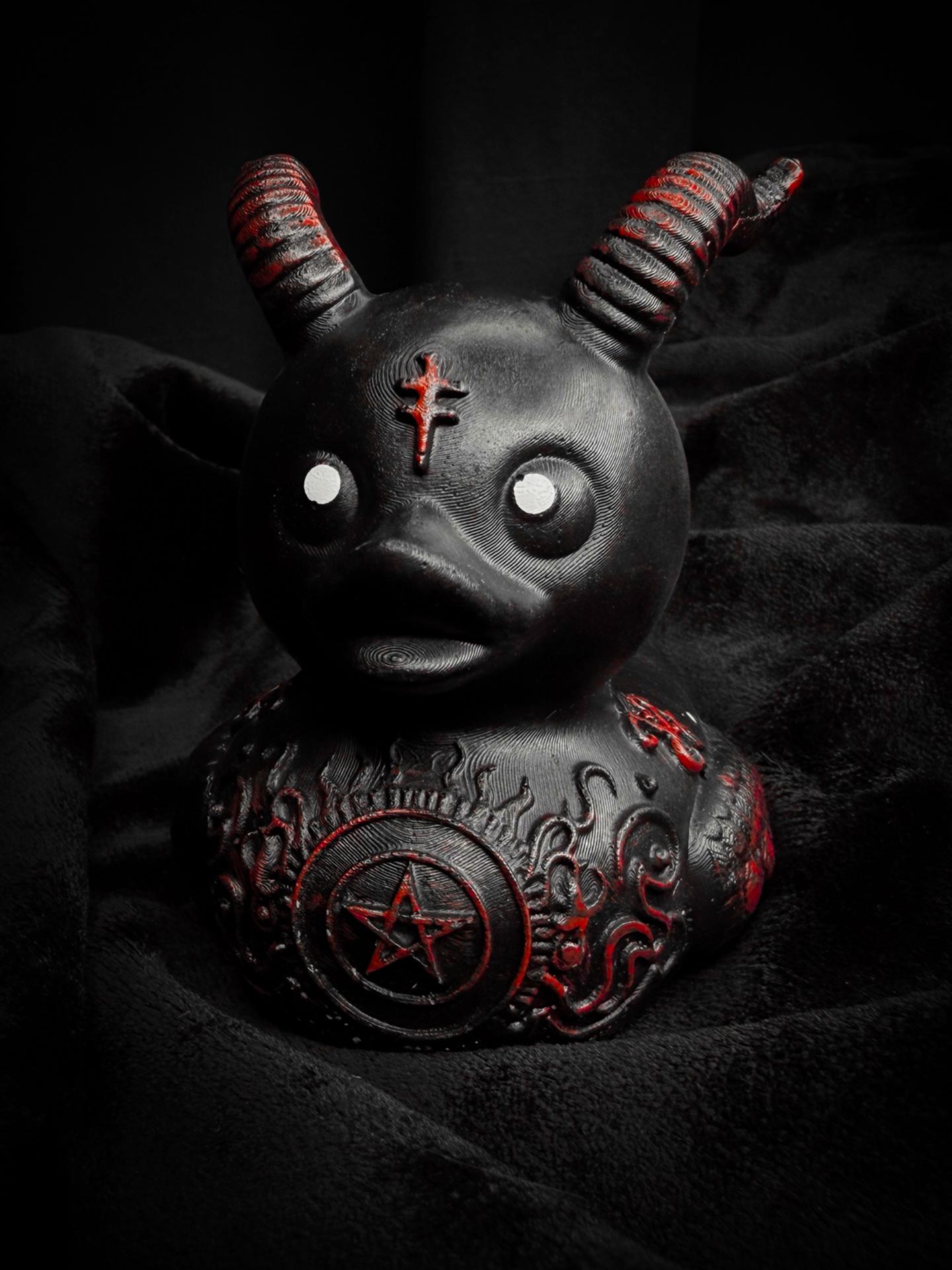 Коллекционная фигурка-уточка «Demonic Duck»