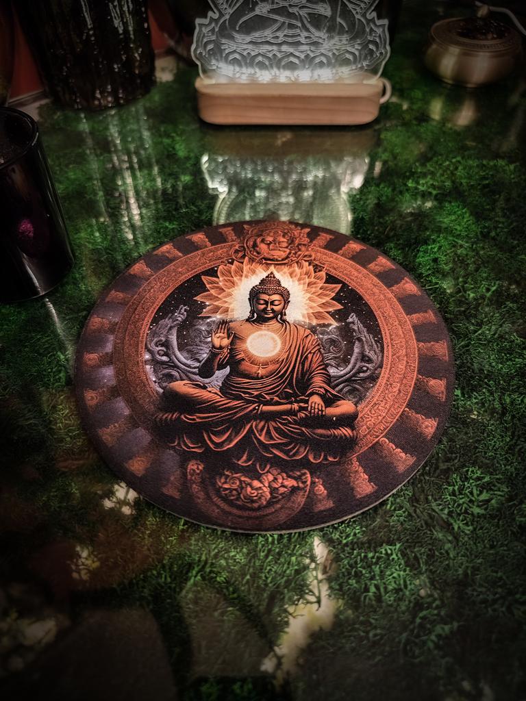 Коврик для мыши Будда в медитации