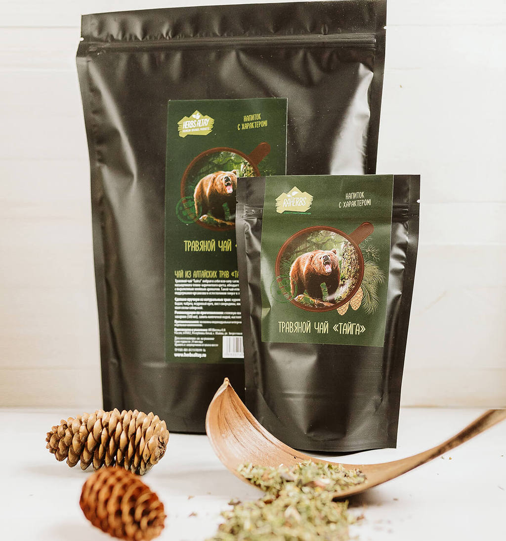 Травяной чай Тайга, вес 350 гр.