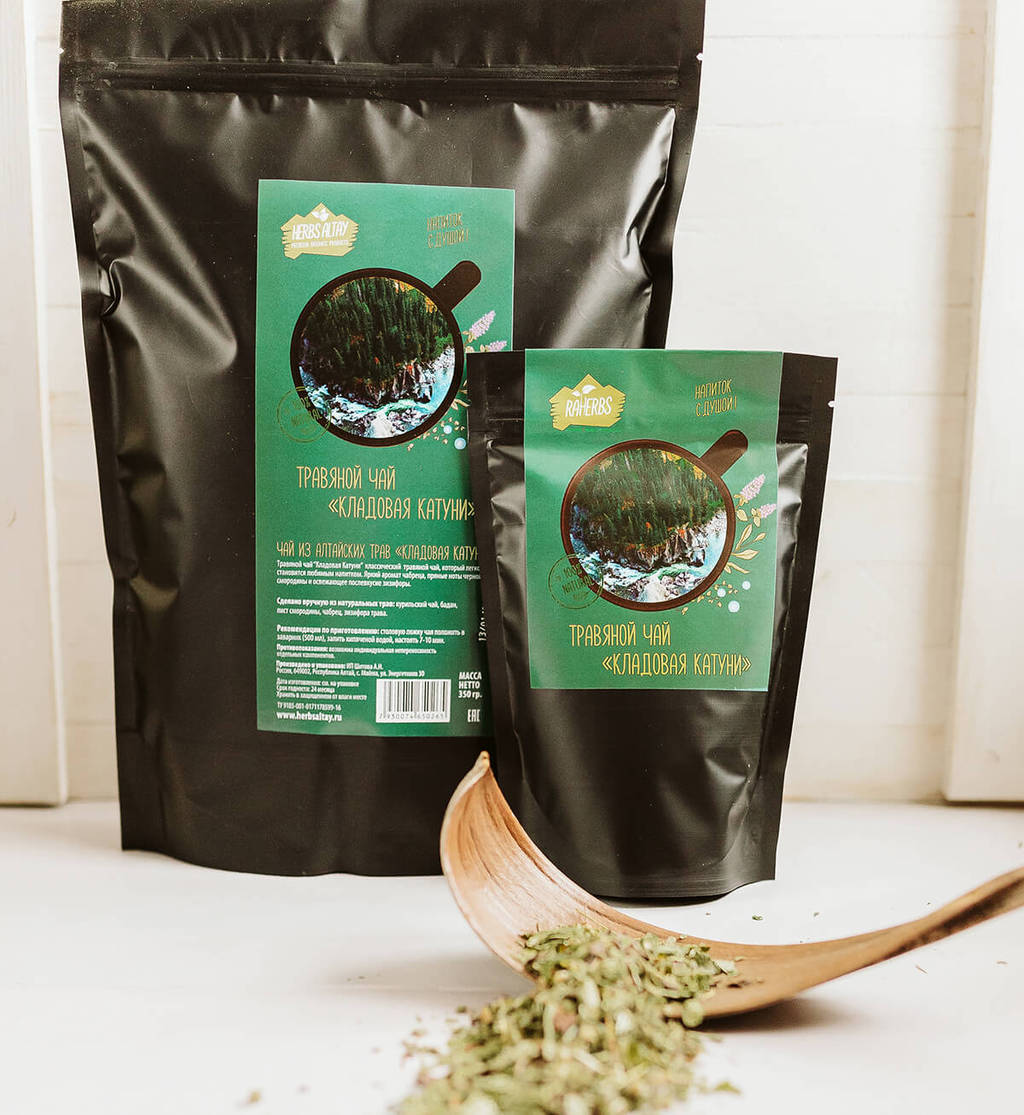 Травяной чай Кладовая Катуни, вес 350 гр.