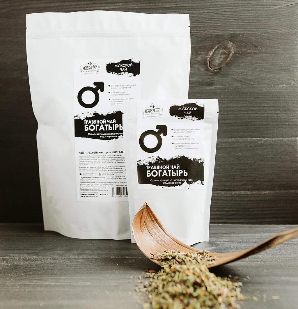 Травяной чай Богатырь, вес 350 гр.
