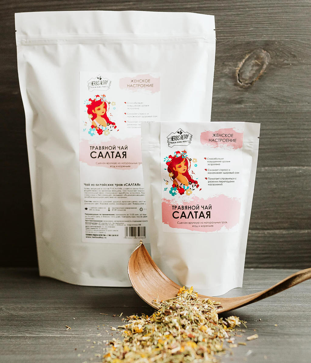 Травяной чай САЛТАЯ женское настроение, вес 350 гр.