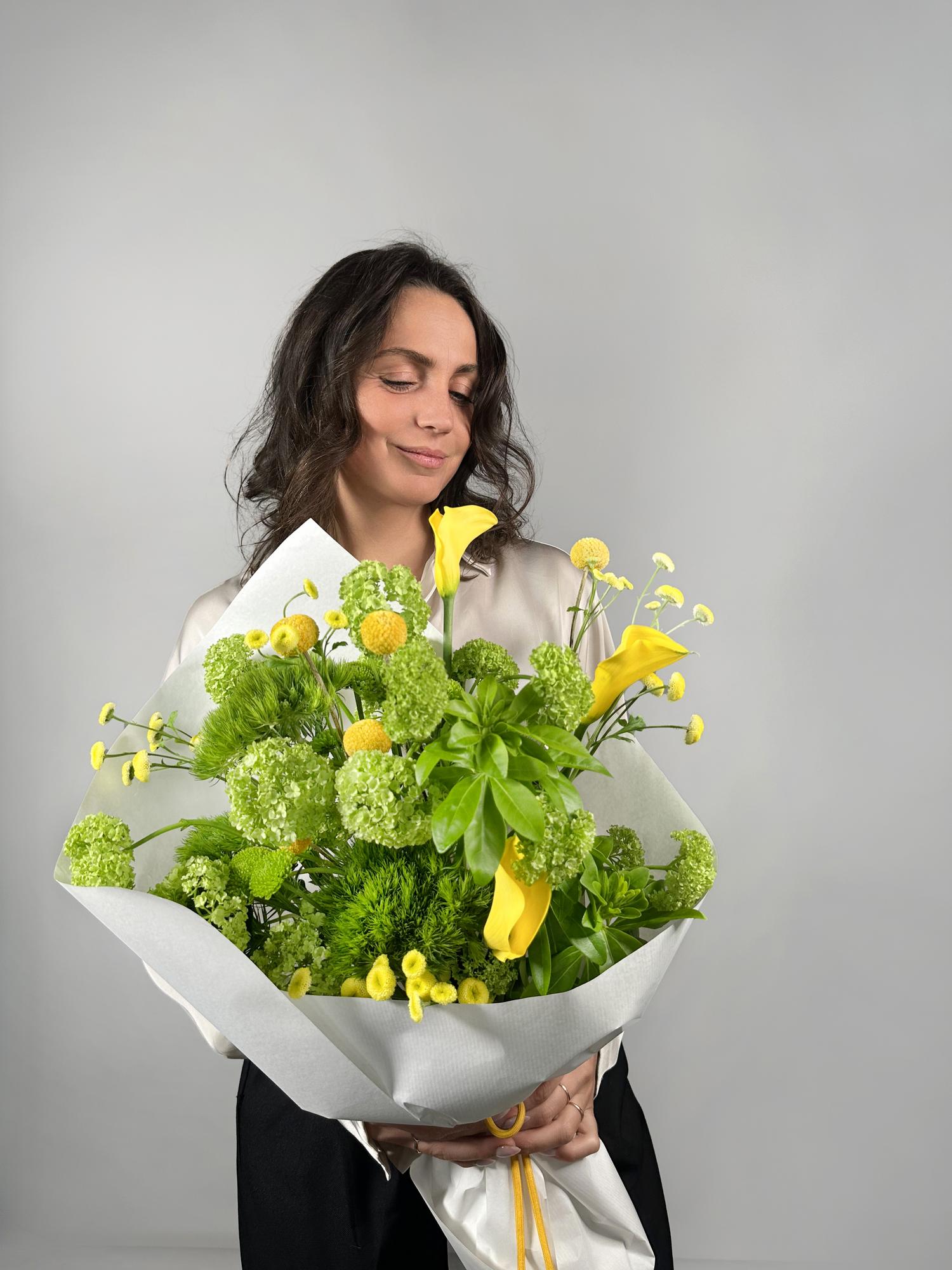 Зеленый с акцентами