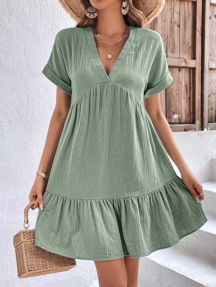 Выкройка платья с ярусами, размеры 40-62