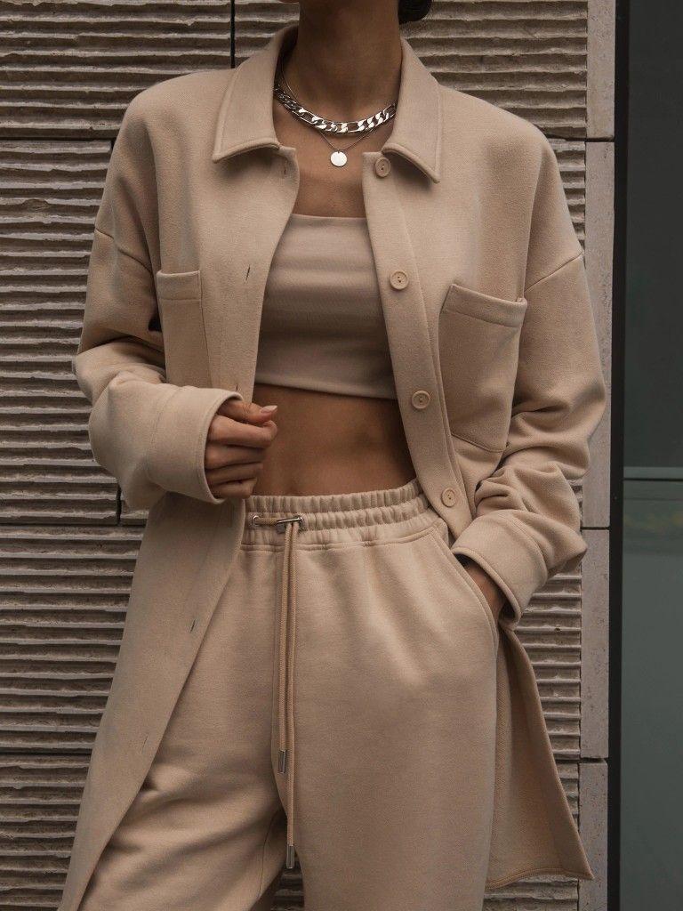 Выкройка трикотажного пальто-рубашки, размеры 40-60