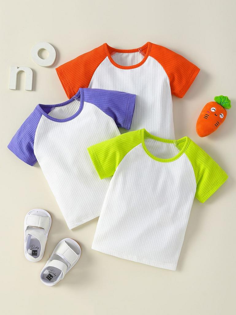 Выкройка детской футболки реглан, рост 68-170