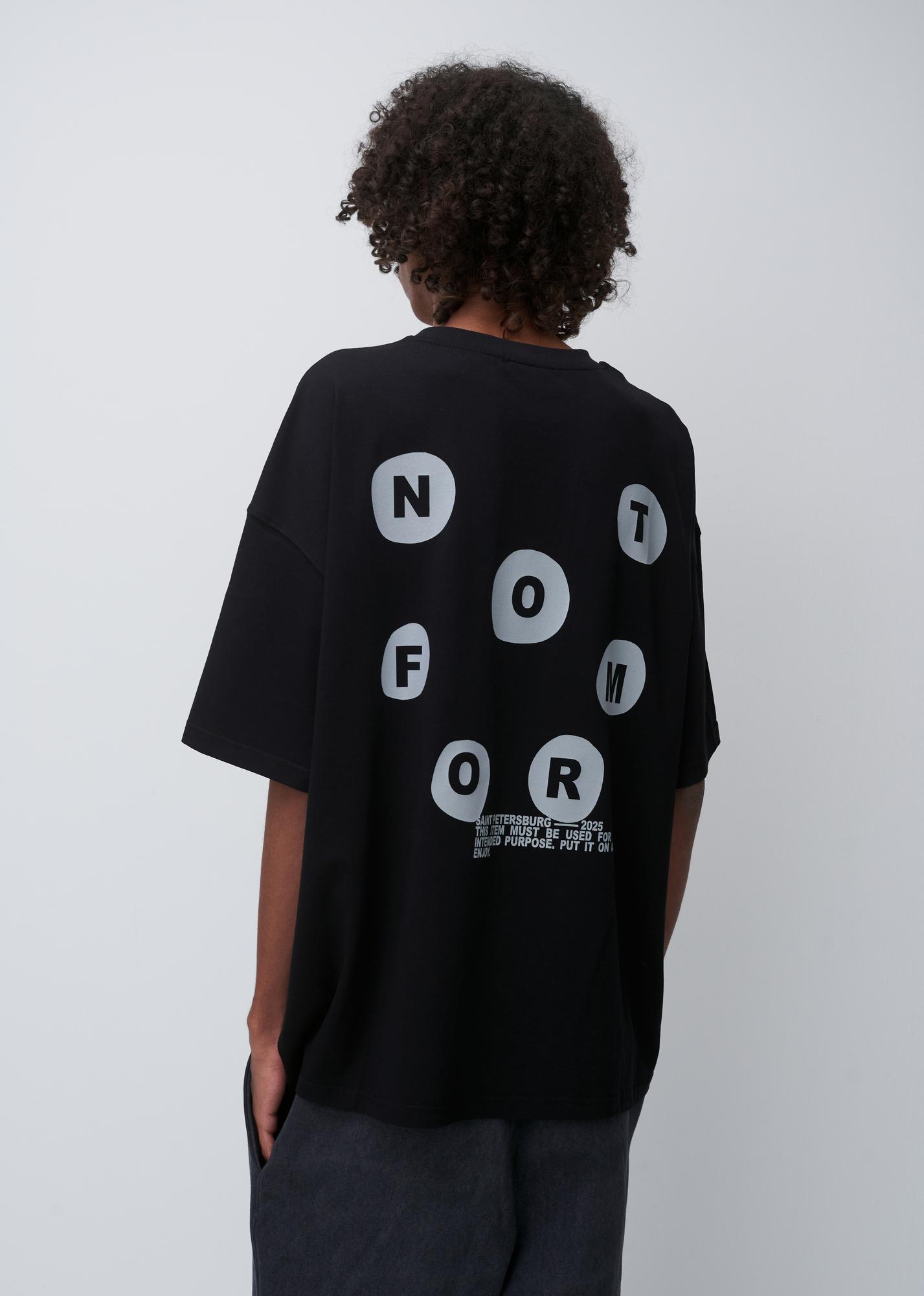 NF LOGO BLACK T-SHIRT