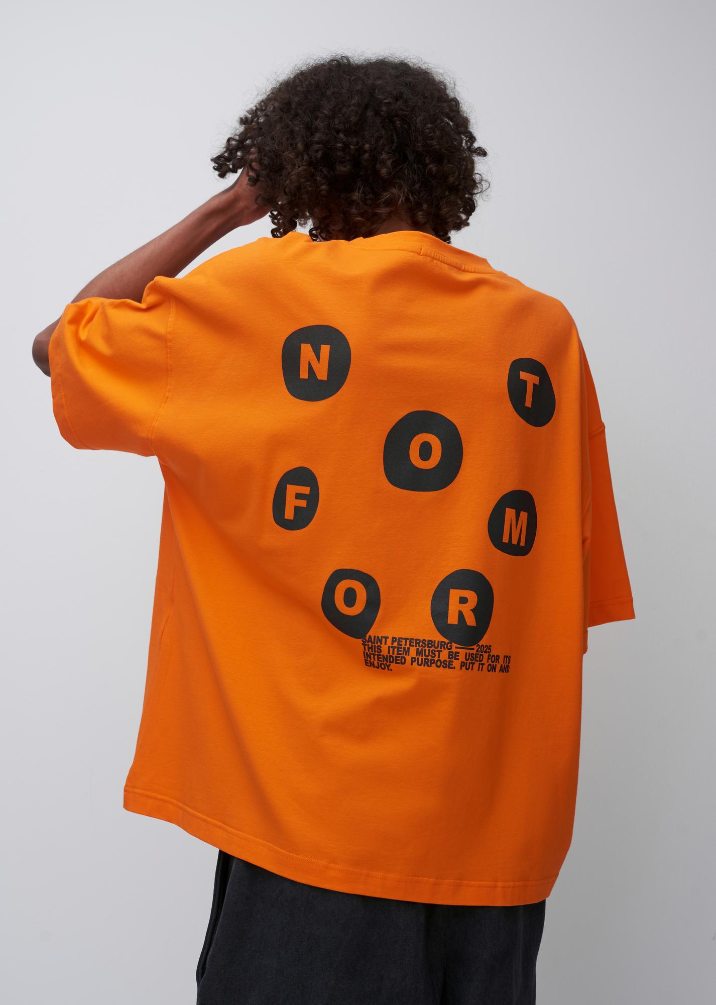 NF LOGO ORANGE T-SHIRT