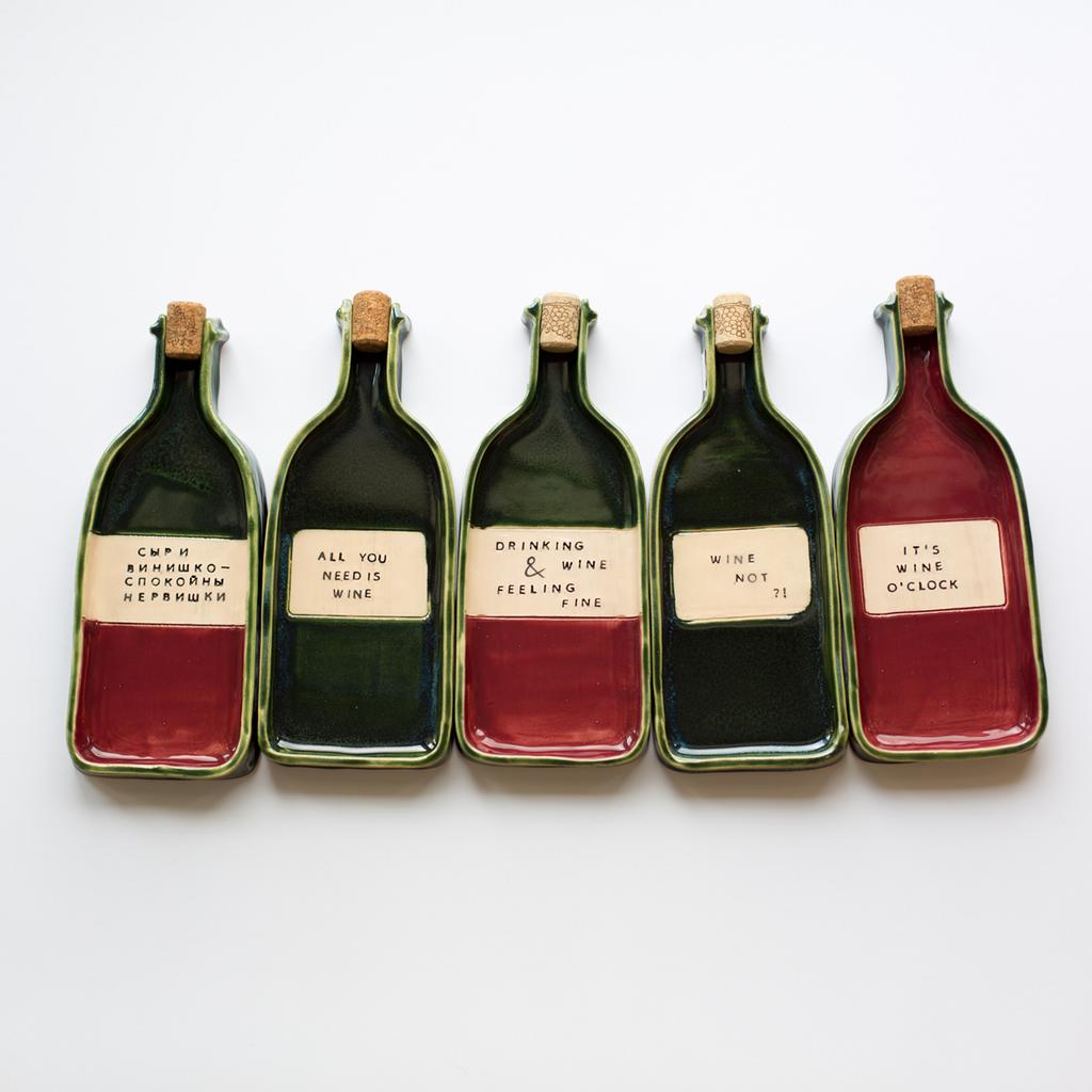 Тарелка бутылка