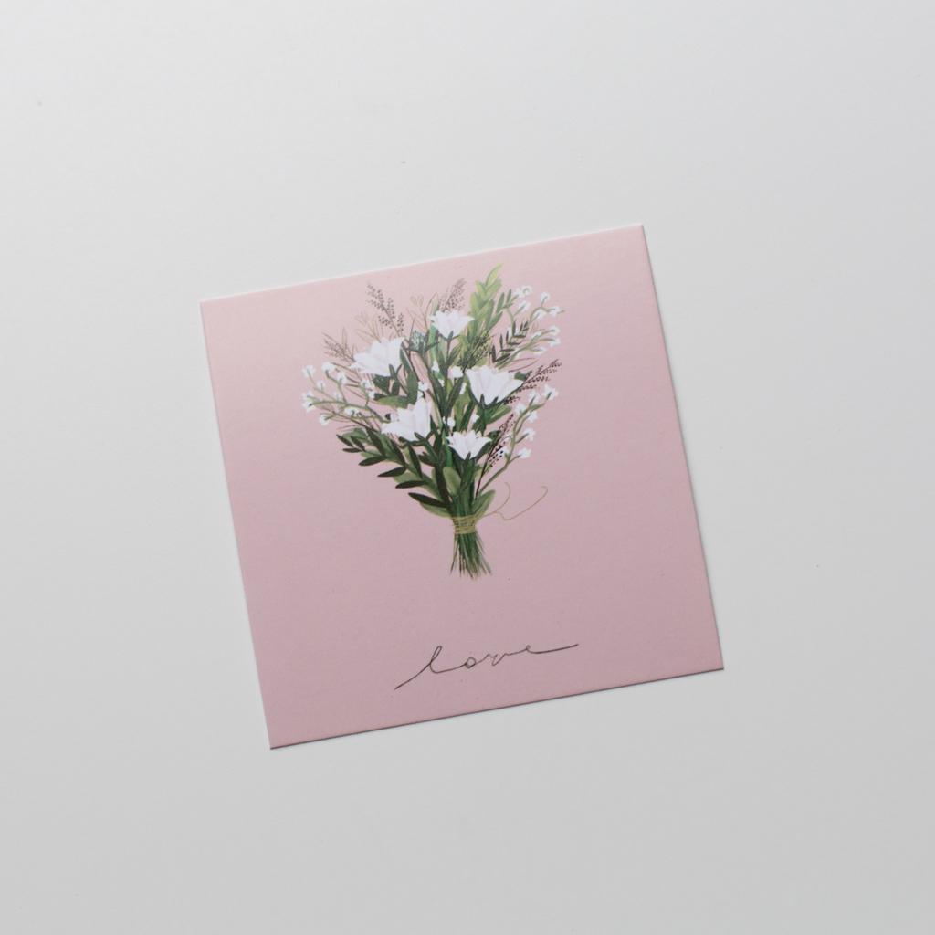 Карточка love букет