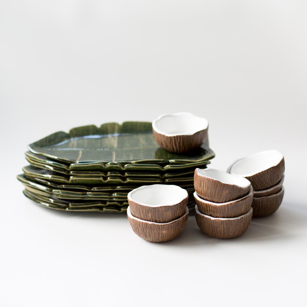 Набор тарелка+соусник