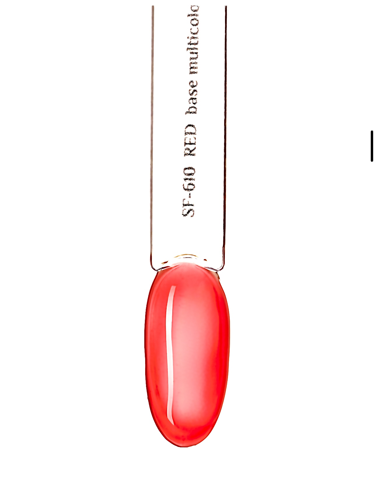 Base 610 RED, 15 мл - Цветное базовое покрытие.