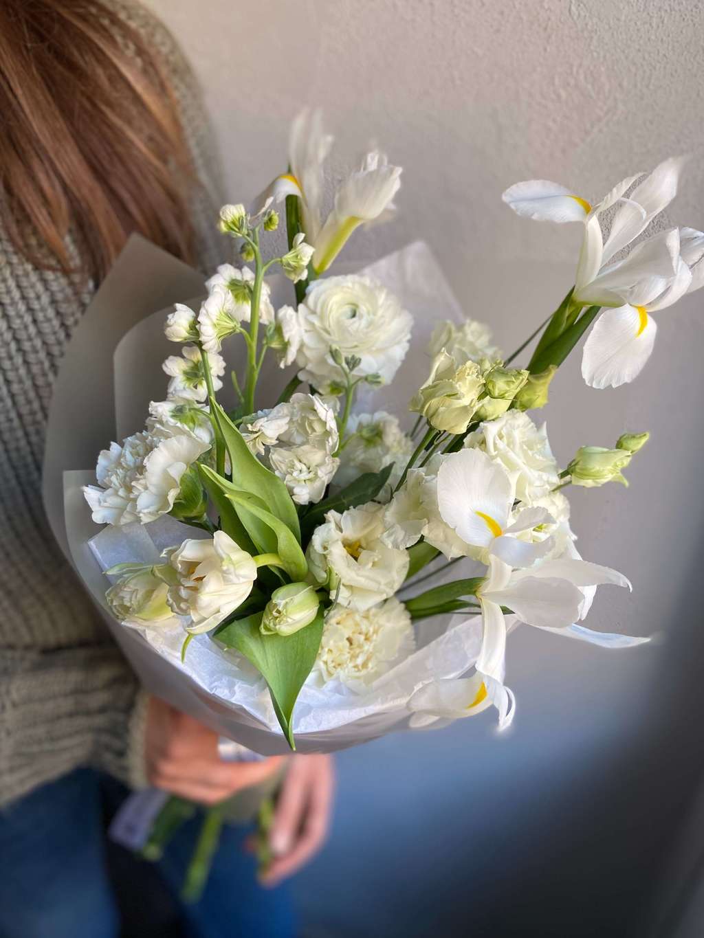 Весенний нежно-белый микс