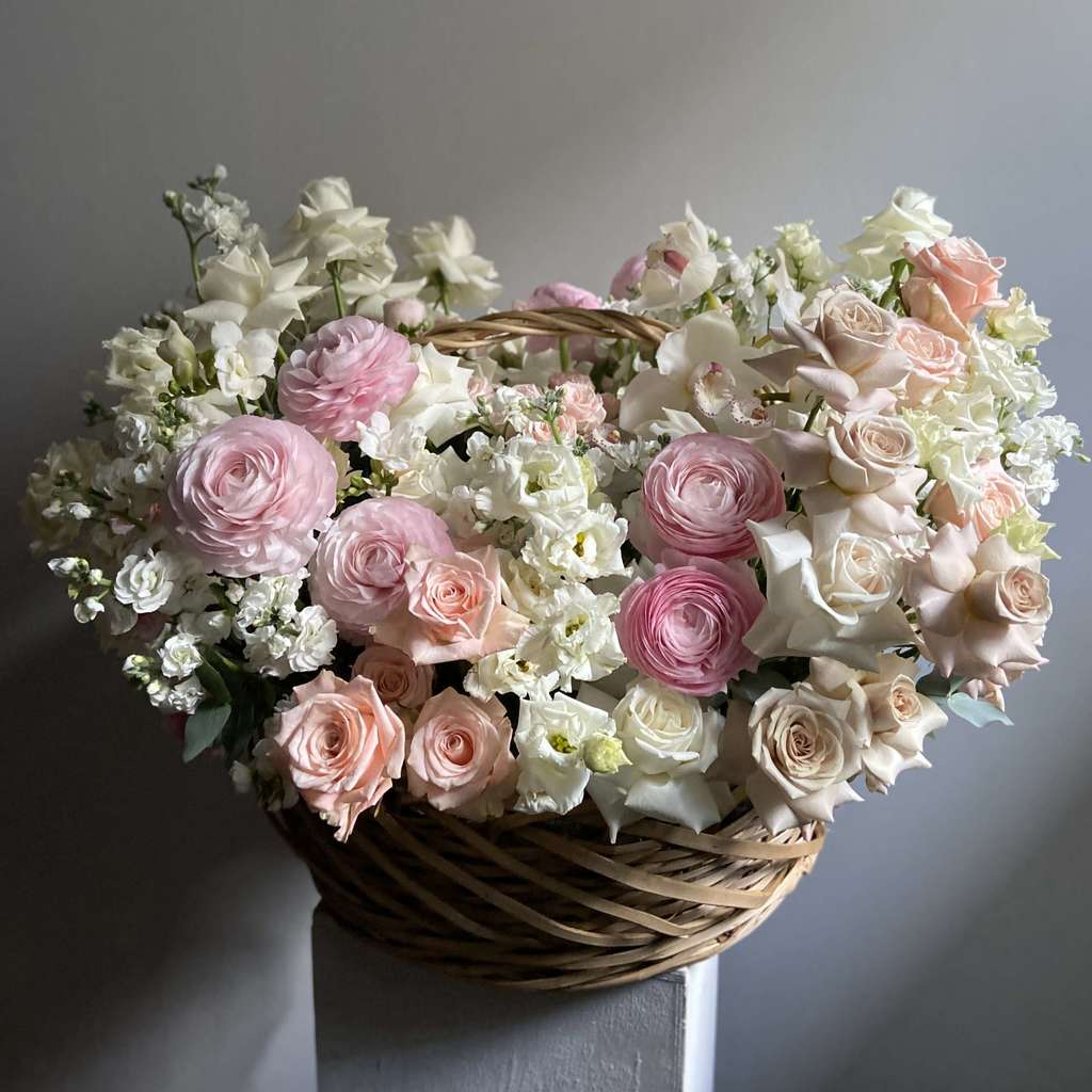 WOW-корзина цветов Нежная