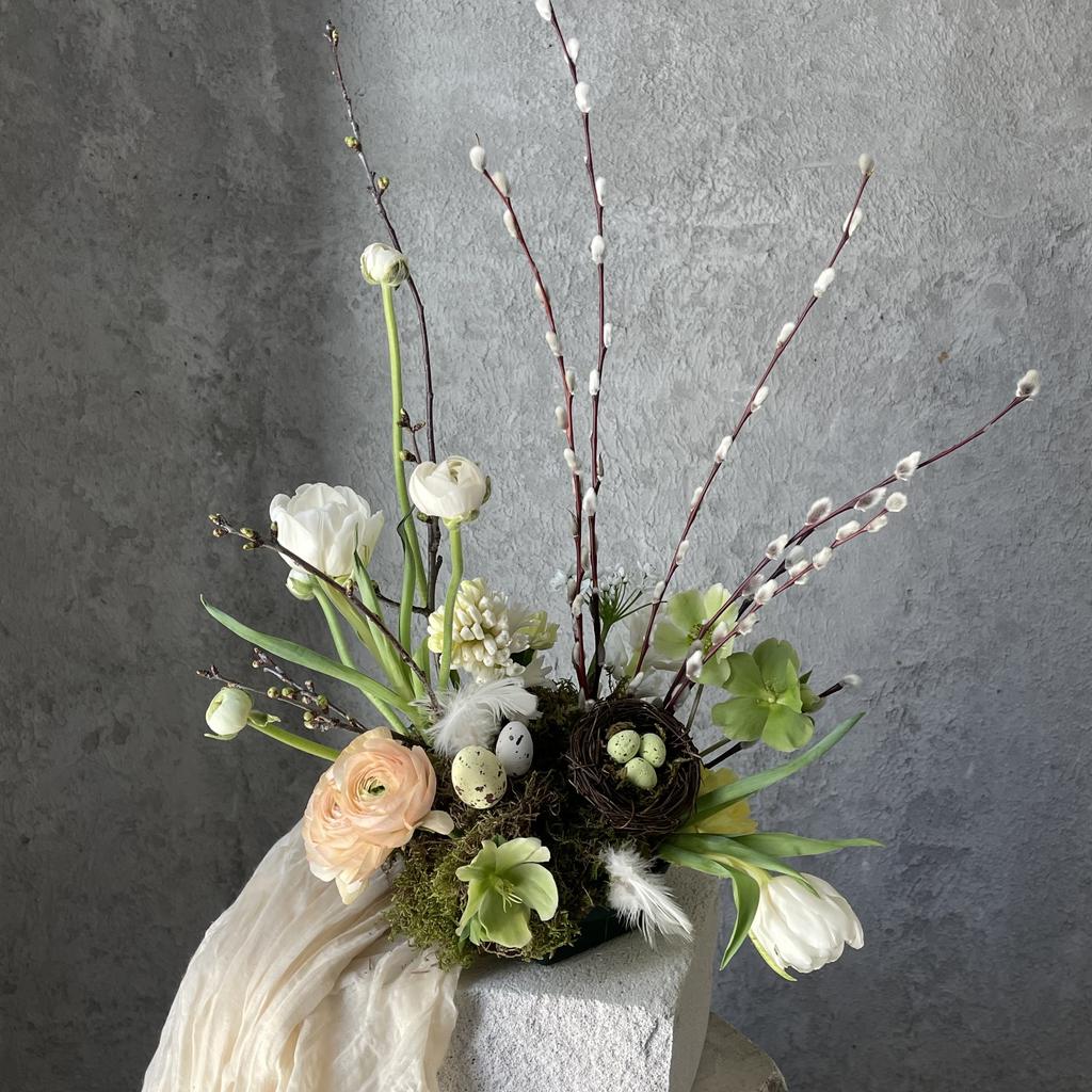 Мастер-класс "Пасхальная композиция" из живых цветов 11.04 в 14.00
