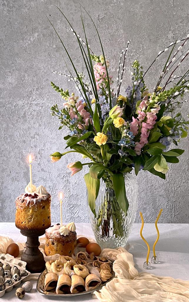 Интерьерный букет с вербой