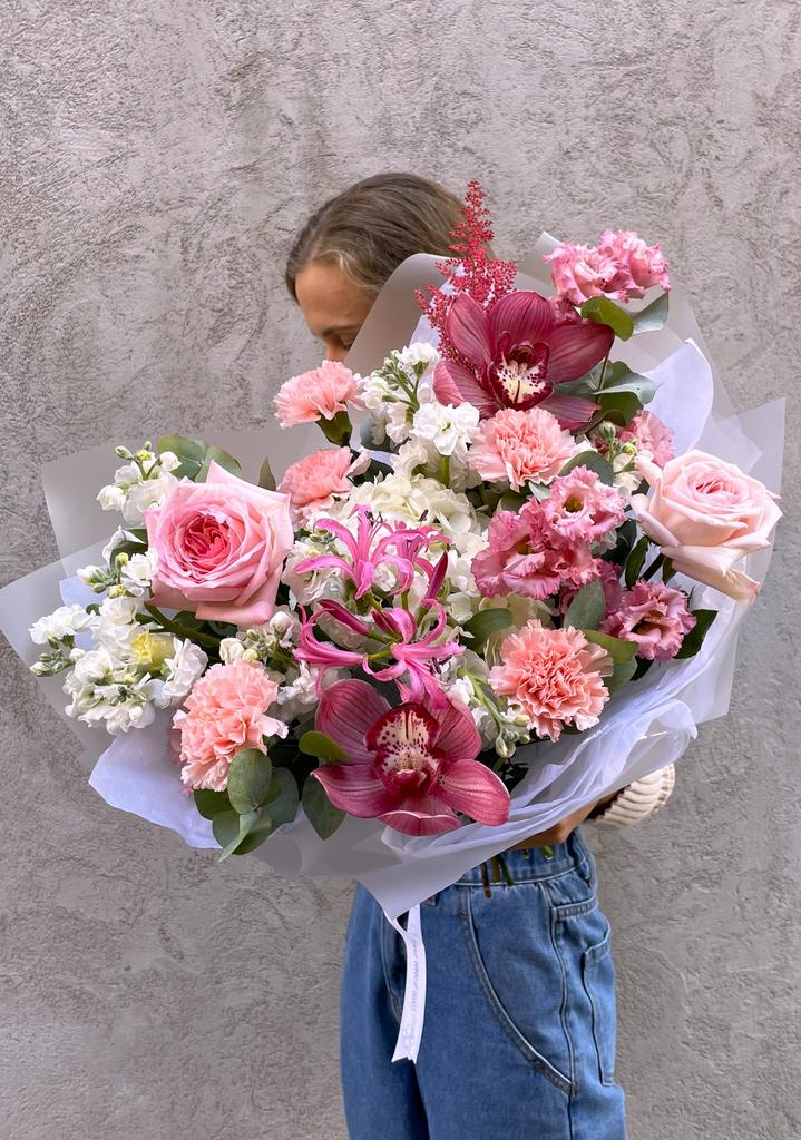 Авторский букет Розовые грезы