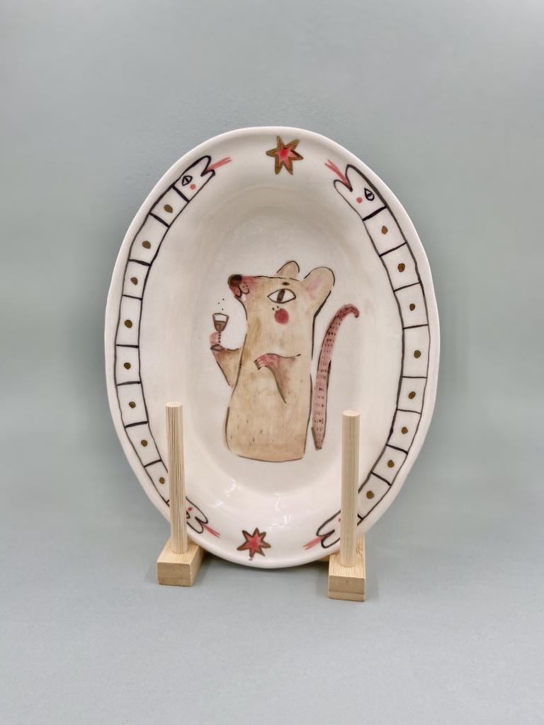 Овальные тарелки "селедочницы"