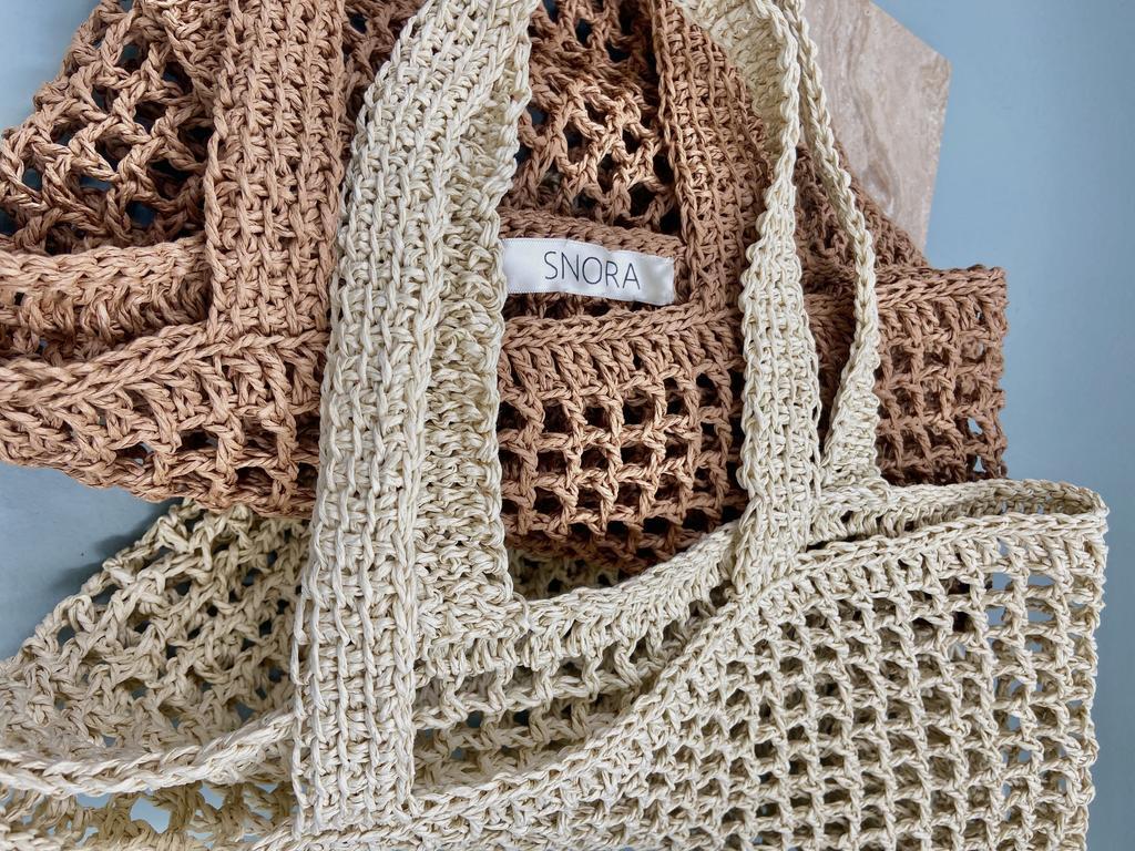 Плетенные сумки из рафии