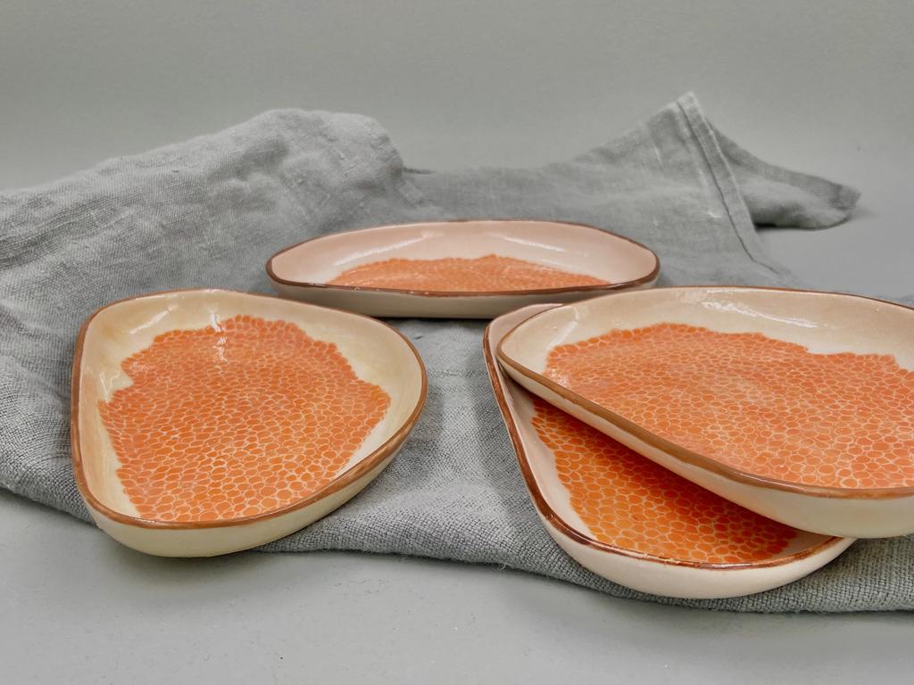 Тарелки Бутерброды с икрой