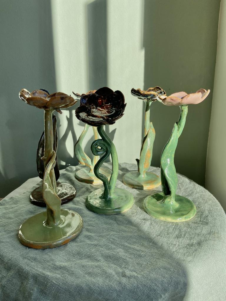 Цветок керамика