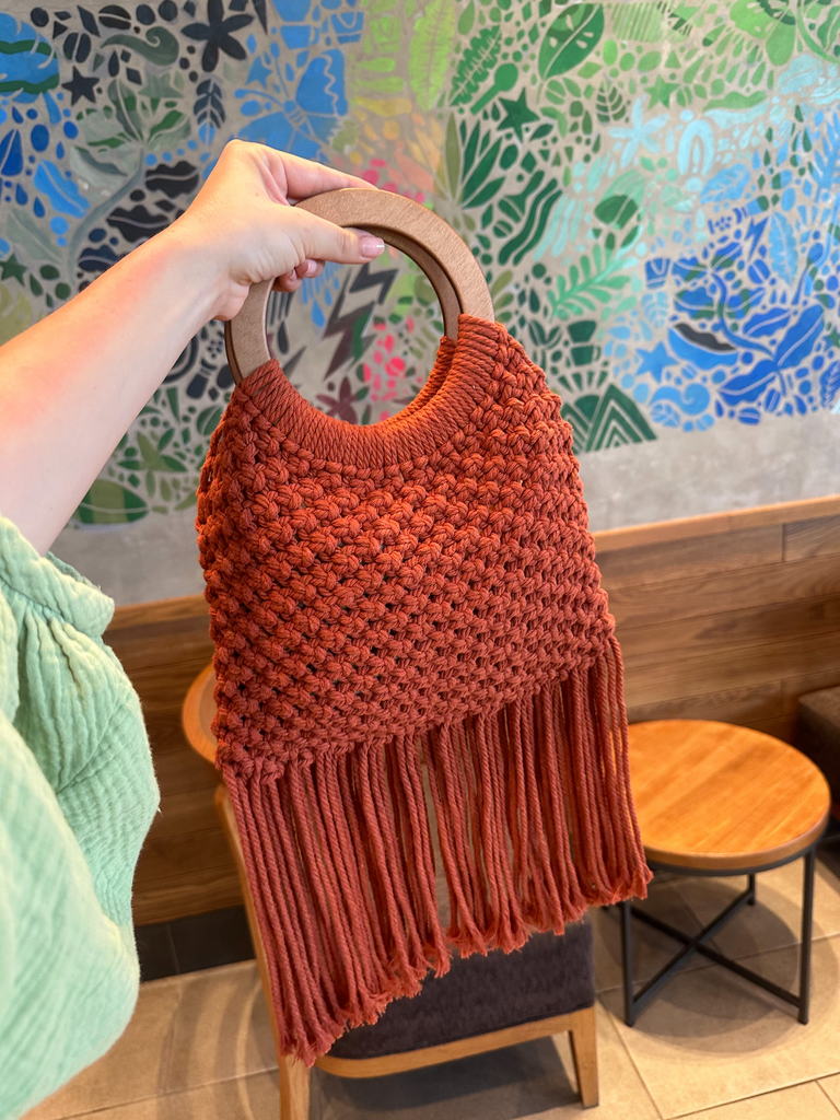 Видео МК Сумка-авоська  "Коралл"