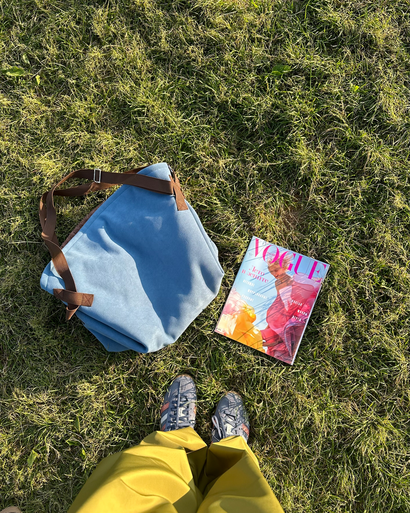 Видео МК "Сумка-трансформер для пикника и пляжа" + выкройка