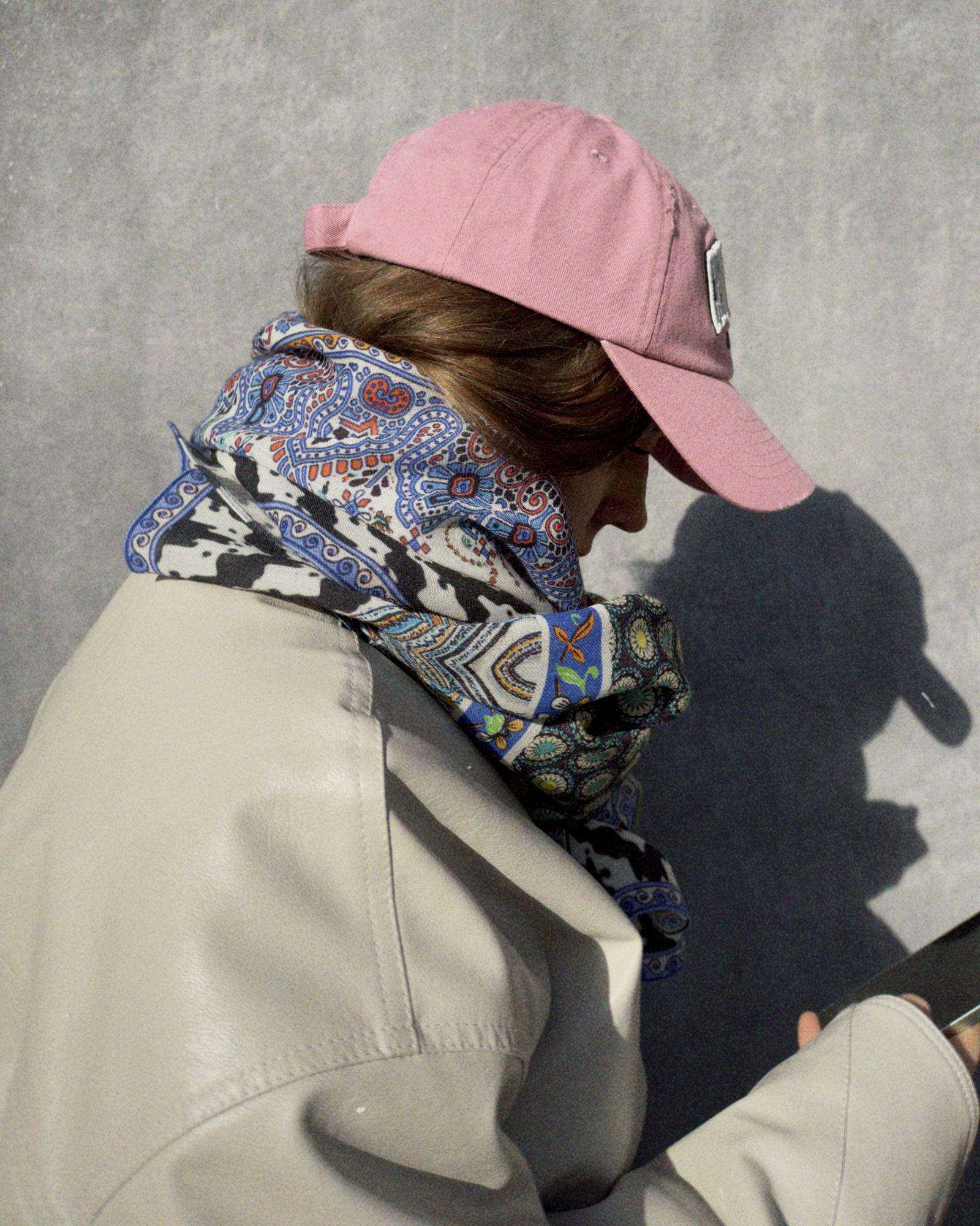 Шарф из лёгкой шерсти