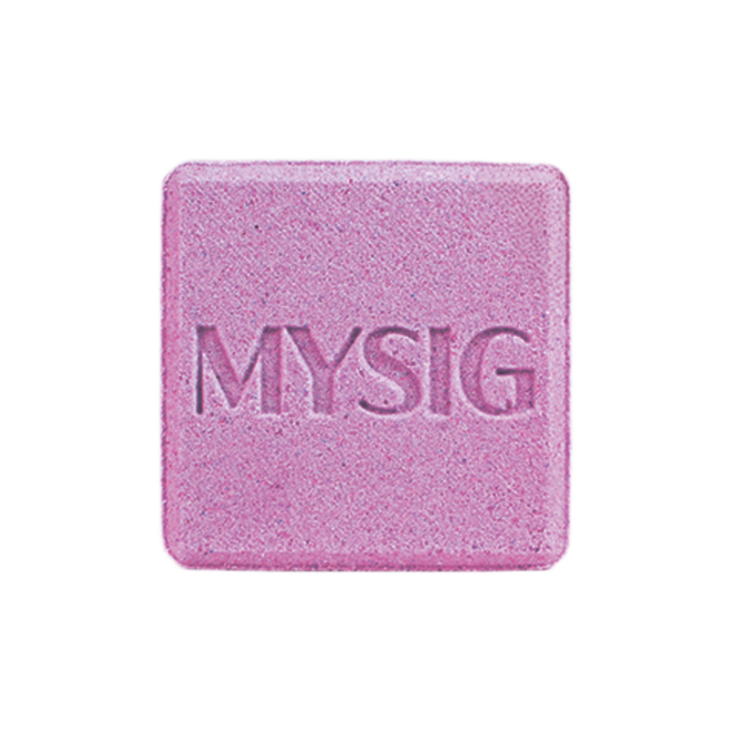 Бомбочка для ванны розовая