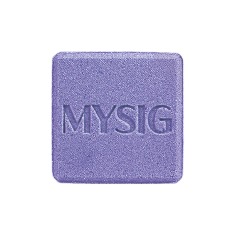 Бомбочка для ванны фиолетовая