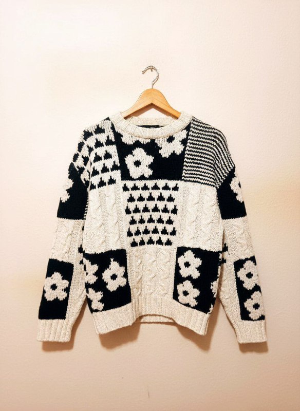 Мастер-класс Свитер Ромашки