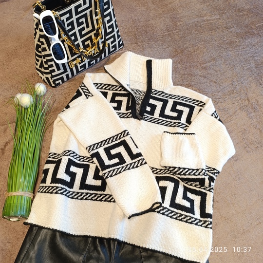 Мастер-класс Свитер "Меандр"