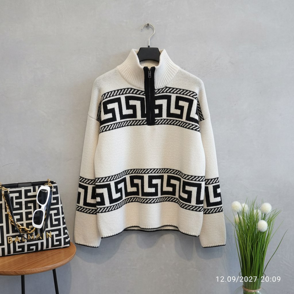 Мастер-класс Свитер "Меандр"