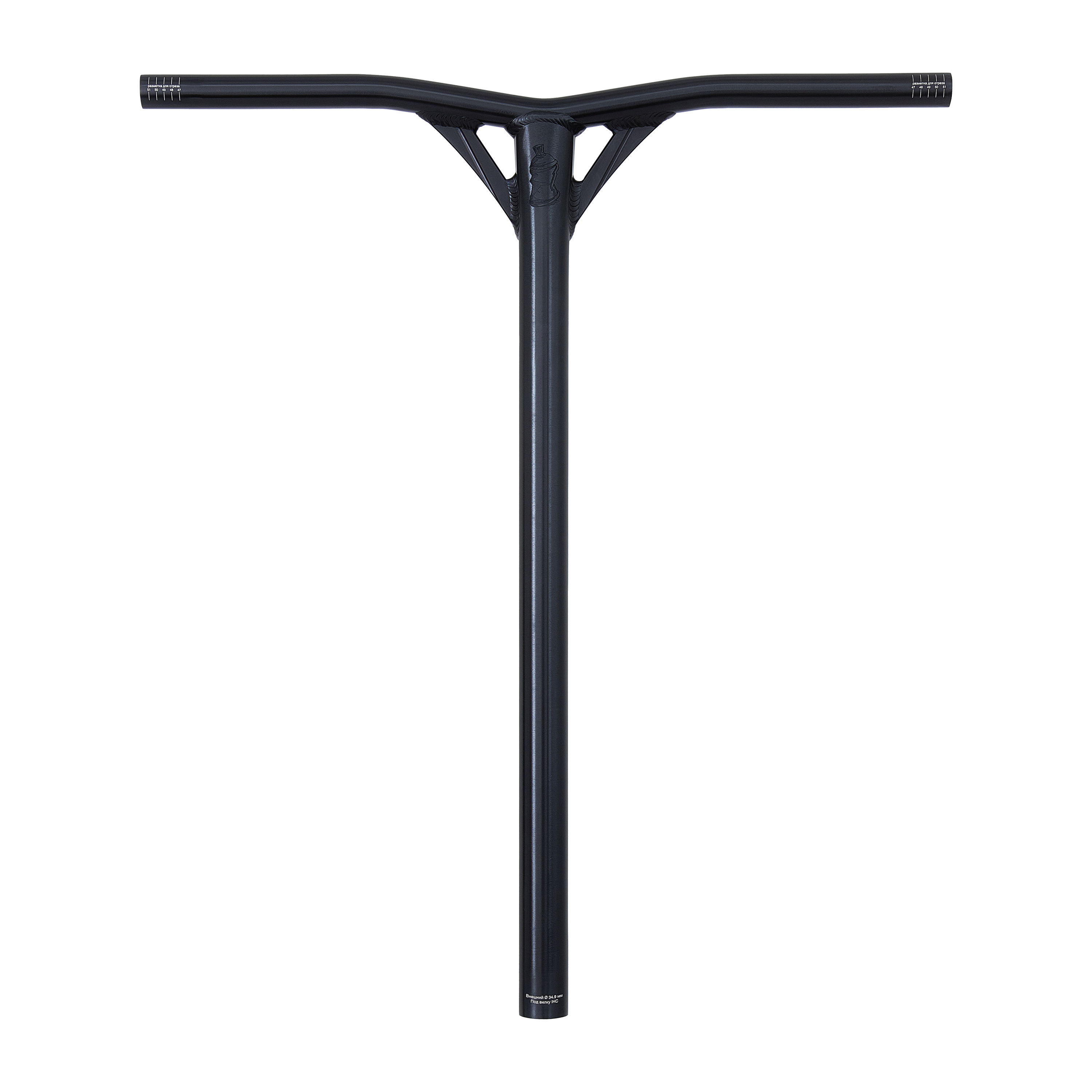 Руль Triada Air Y-образный SCS/IHC 520мм*620мм, polished black