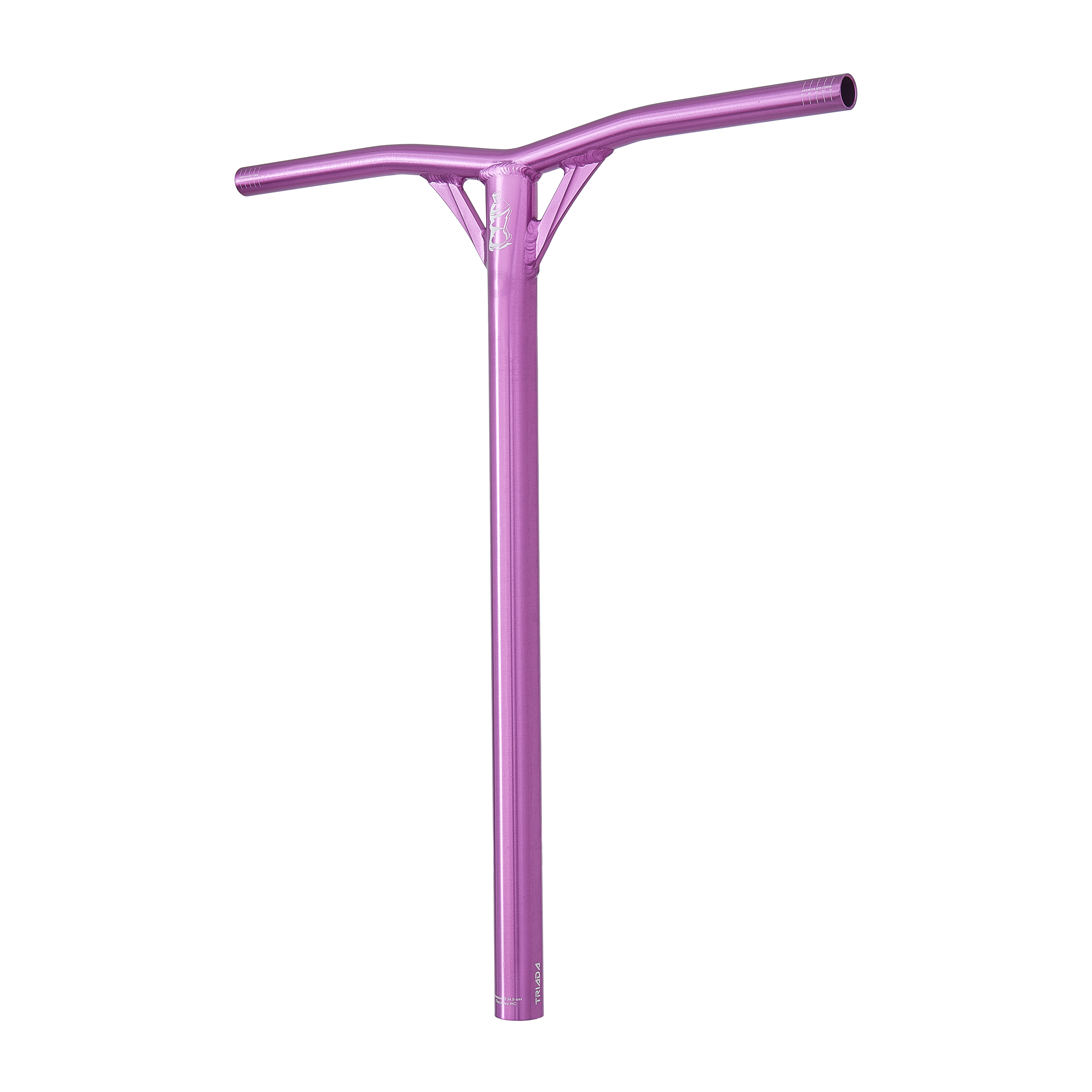 Руль Triada Air Y-образный SCS/IHC 520мм*620мм, polished deep purple