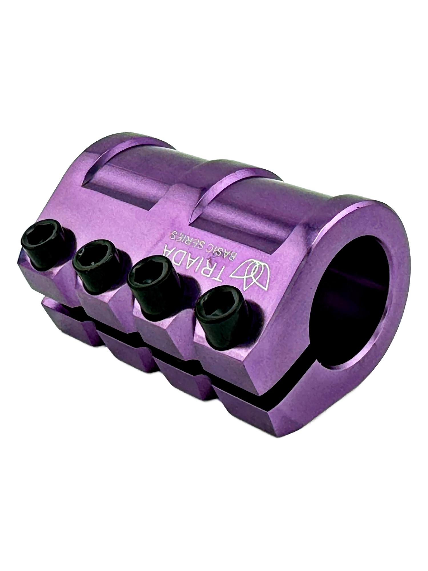 Зажим TRIADA BAISIC 4-болта фиолетовый полированный