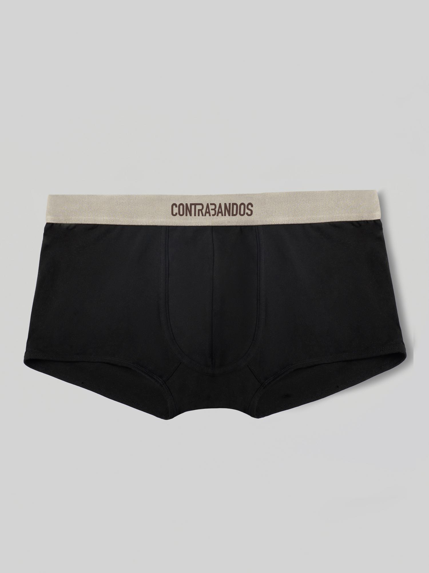 Мужские черные боксеры CONTRABANDOS BOXERS BLACK