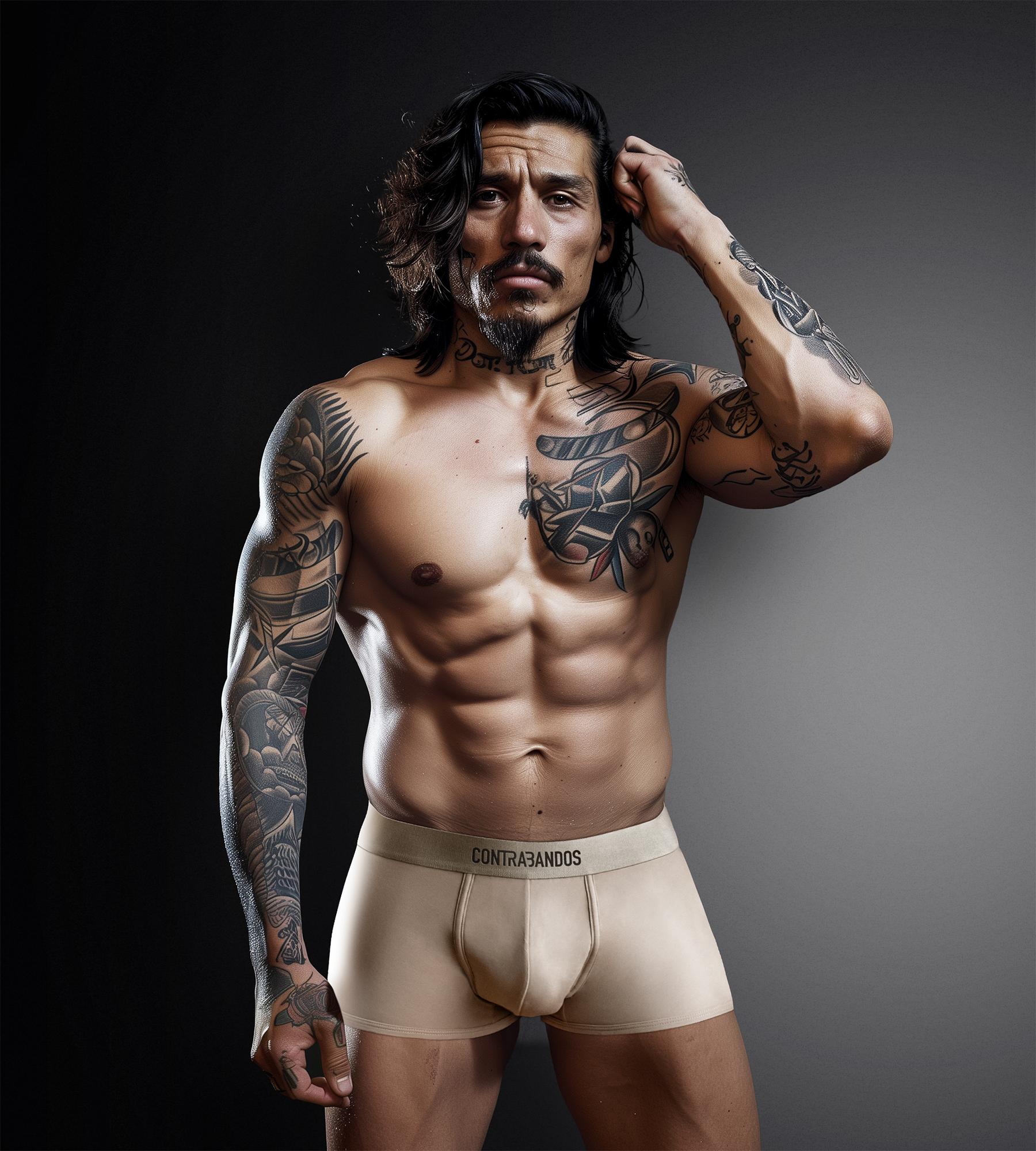 Мужские нюдовые боксеры CONTRABANDOS BOXERS NUDE