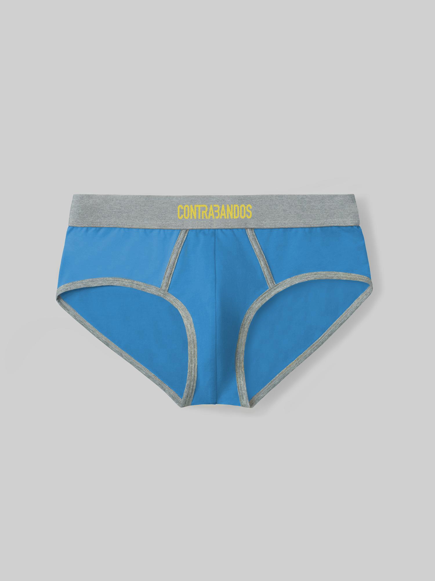 Мужские голубые трусы CONTRABANDOS HALFBOX AQUA