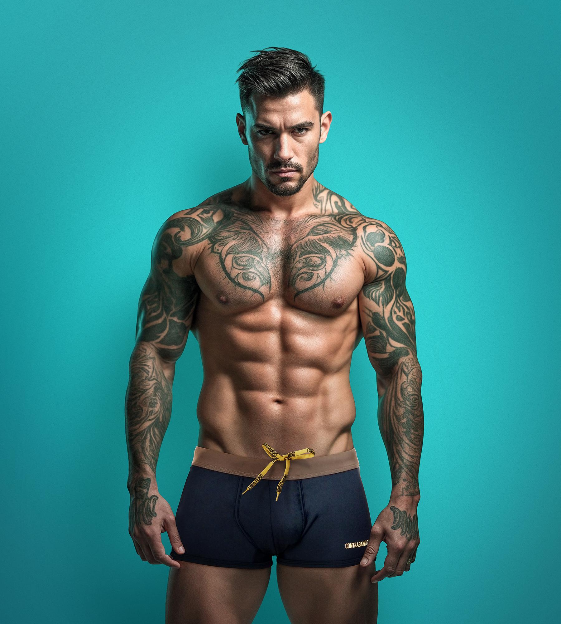 Мужские плавки CONTRABANDOS SWIM BOXERS BLACK