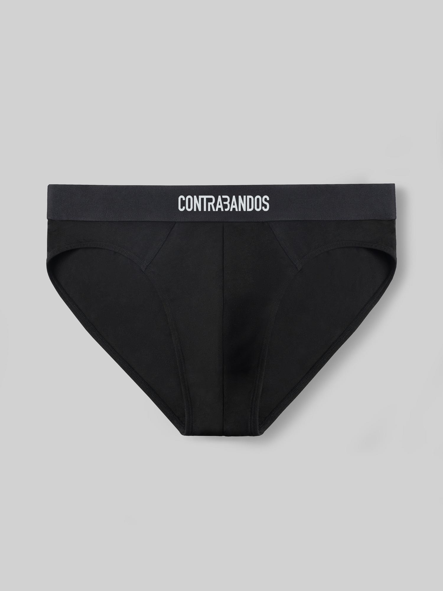 Мужские черные брифы CONTRABANDOS TRUNKS BLACK